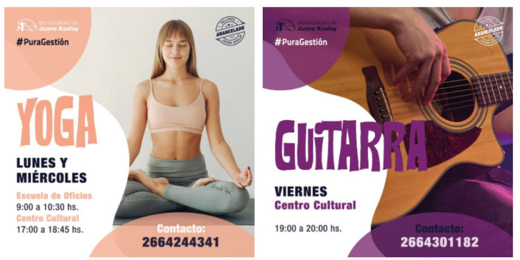 Suman nuevos talleres en el Centro Cultural y la Escuela de Oficios