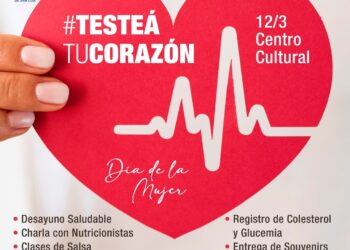Jornada de charlas y testeos de prevención como parte del Día de la Mujer y de la Salud cardiovascular