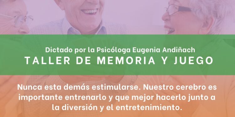 Inician talleres de memoria para Adultos Mayores
