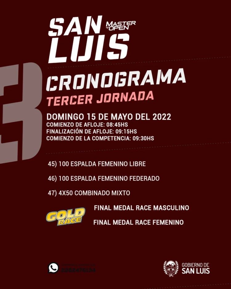 Realizarán en el Sierras Club la cuarta edición del M2O de Natación