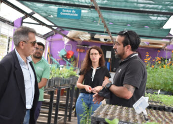 El vicerrector de la Universidad Nacional de San Luis (UNSL), Héctor Flores, elogió el modelo productivo que emerge en Cruz de Piedra