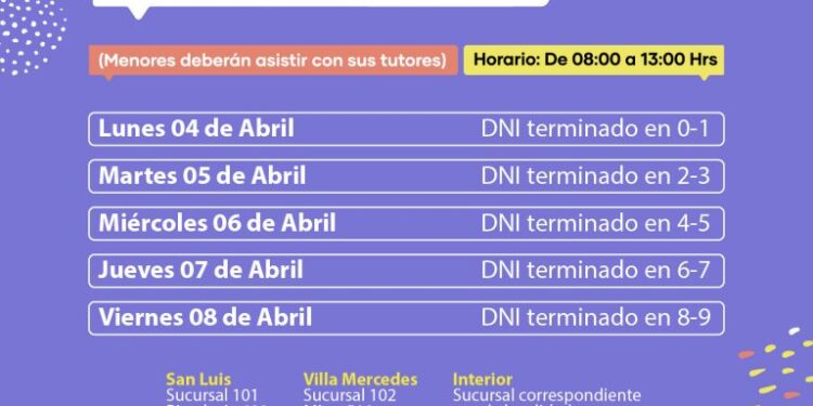 El lunes 4 de abril se hará efectivo el pago beneficiarios del Programa Empezar correspondiente a marzo