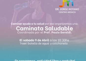Realizarán una caminata saludable este sábado
