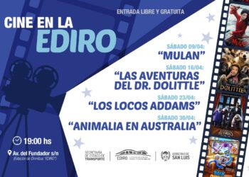 Abril para toda la familia: confirmaron la grilla del cine gratuito de la EDIRO