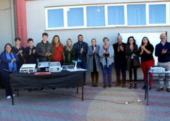 Entregaron un inversor solar a la Escuela Técnica N° 37 “Ing. Germán Avé Lallemant”