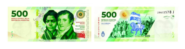 Los nuevos billetes con imágenes de próceres argentinos fueron presentados