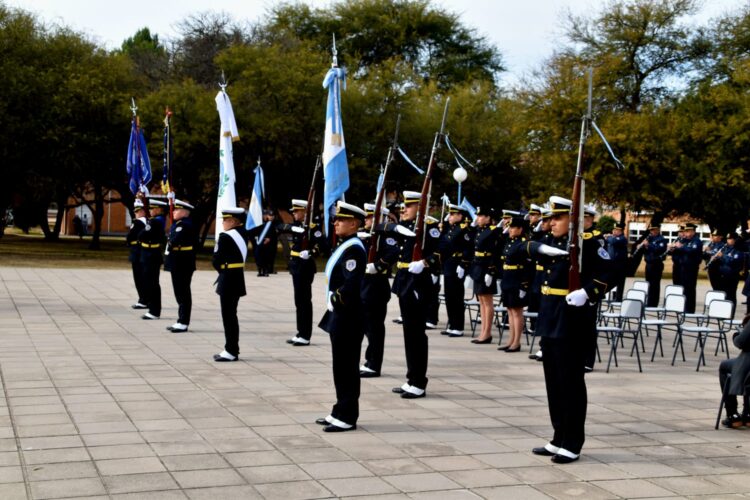 El Instituto de Superior de Seguridad Pública realizó su ceremonia de ascensos y cambio de abanderados