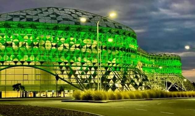 EL HOSPITAL CENTRAL DR RAMÓN CARRILLO SE TIÑÓ DE VERDE