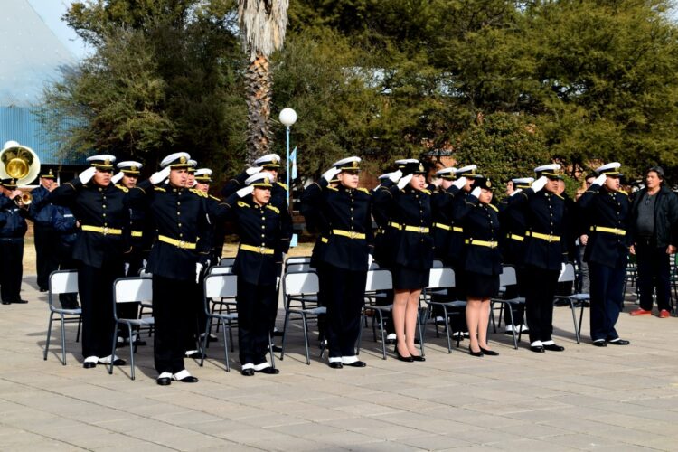 El Instituto de Superior de Seguridad Pública realizó su ceremonia de ascensos y cambio de abanderados
