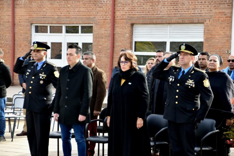El Instituto de Superior de Seguridad Pública realizó su ceremonia de ascensos y cambio de abanderados
