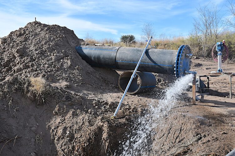 El Gobierno provincial amplió la obra del acueducto La Florida II y beneficiará al Volcán, Juana Koslay, La Punta y San Luis