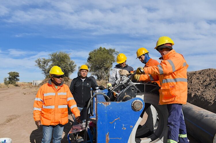 El Gobierno provincial amplió la obra del acueducto La Florida II y beneficiará al Volcán, Juana Koslay, La Punta y San Luis