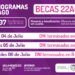 El próximo lunes cobrarán las y los becarios 22AG, con incremento