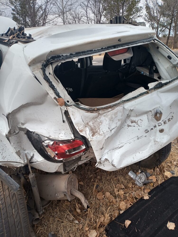 Accidente vehicular en ruta 9 intersección con Autopista Los Puquios