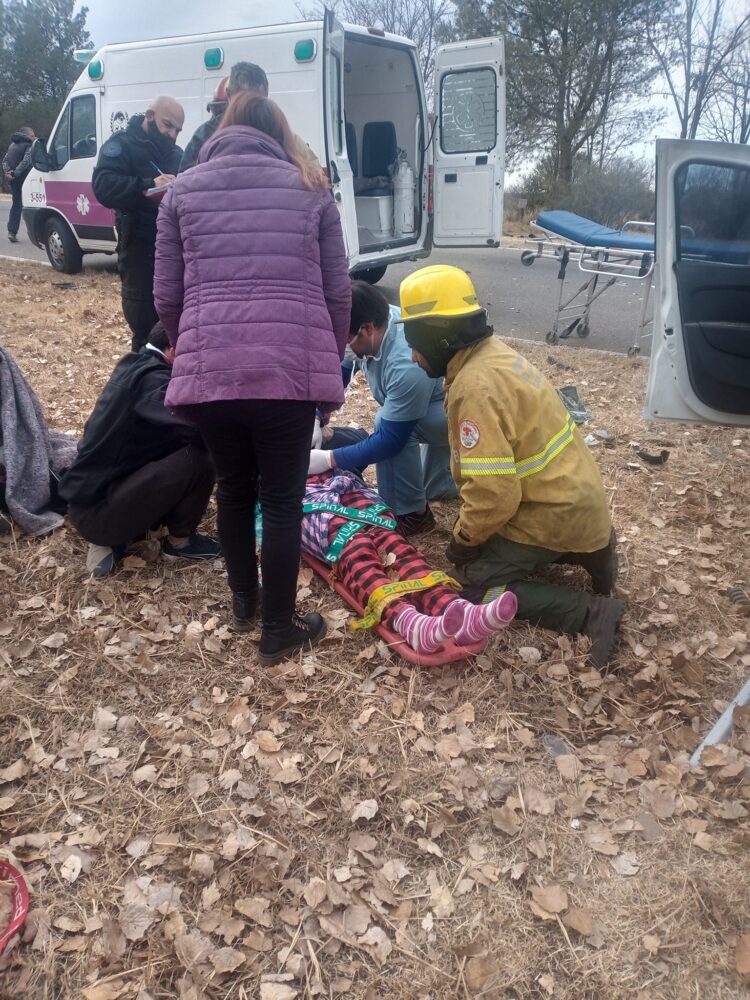 Accidente vehicular en ruta 9 intersección con Autopista Los Puquios
