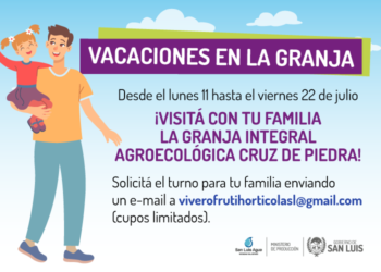 En estas vacaciones de invierno, visitá la Granja Integral Agroecológica