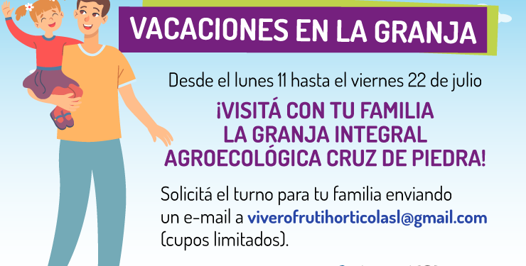En estas vacaciones de invierno, visitá la Granja Integral Agroecológica