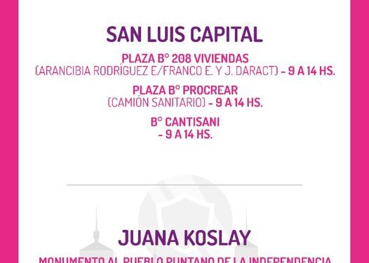 “La Vacuna en tu Barrio” llega esta semana a vecinos de la ciudad