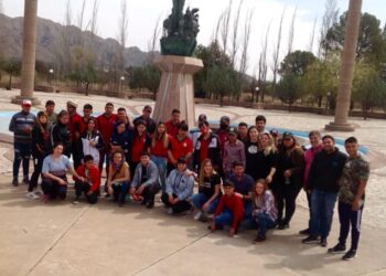 Alumnos de Escuelas Generativas del Departamento Belgrano visitaron el Monumento al Pueblo Puntano
