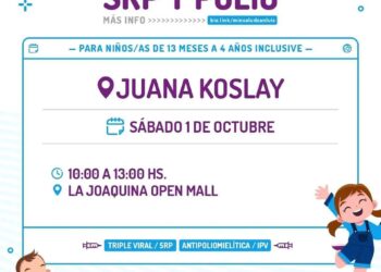 INICIO DE LA CAMPAÑA NACIONAL DE VACUNACIÓN CONTRA SARAMPIÓN, RUBÉOLA, PAPERAS Y POLIO