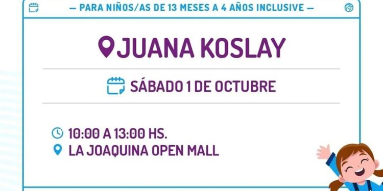 INICIO DE LA CAMPAÑA NACIONAL DE VACUNACIÓN CONTRA SARAMPIÓN, RUBÉOLA, PAPERAS Y POLIO