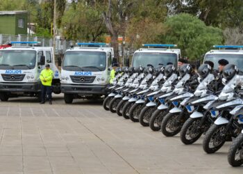 En poco más de un año, la Policía Provincial sumó 560 nuevos vehículos para la lucha contra el delito
