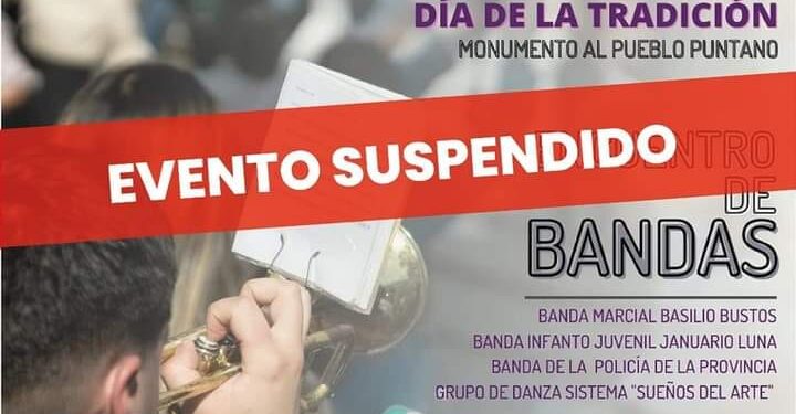 SE SUSPENDIÓ EL FESTEJO POR EL DÍA DE LA TRADICIÓN