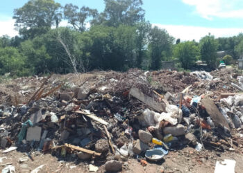 El Gobierno clausuró un basural clandestino en Juana Koslay
