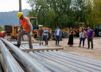 Comenzaron los trabajos logísticos para dar inicio a las obras hídricas en Potrero de los Funes