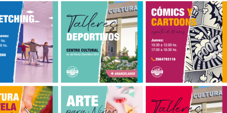 Los vecinos de Juana Koslay podrán disfrutar talleres artísticos y deportivos