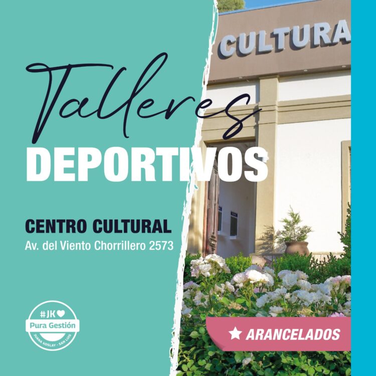 Los vecinos de Juana Koslay podrán disfrutar talleres artísticos y deportivos