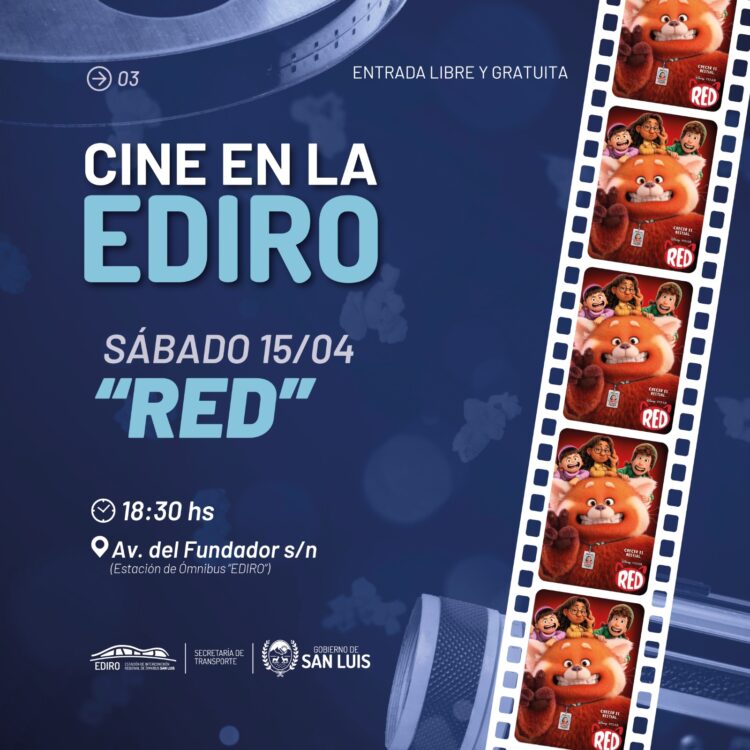 El cine gratuito de la EDIRO confirmó su grilla para abril