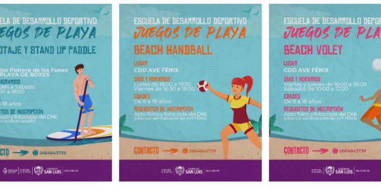 Ya abrieron sus puertas las escuelas de deportes de playa