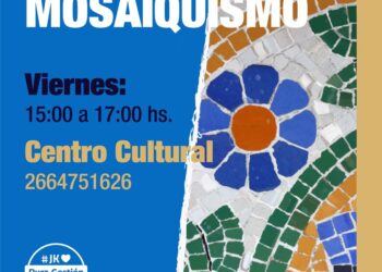 Un nuevo taller de mosaiquismo se brindará en el Centro Cultural