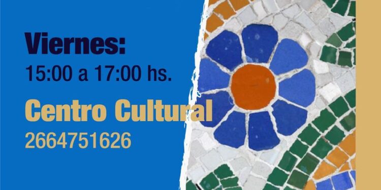 Un nuevo taller de mosaiquismo se brindará en el Centro Cultural