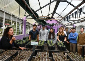 El Ecoparque Cruz de Piedra recibió a alumnos de la Facultad de Ingeniería y Ciencias Agropecuarias de Villa Mercedes