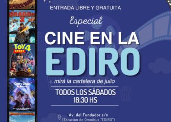 El cine gratuito en la EDIRO tiene su grilla para julio