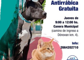 Continúa la campaña de vacunación antirrábica