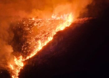 Damián Gómez, intendente de Potrero, sobre el incendio: “Lo prendieron con intención”