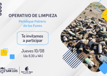 Limpiemos entre todos el Dique Potrero de los Funes