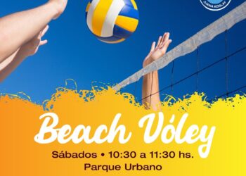 Se dictará un taller de beach voley en el Parque Urbano