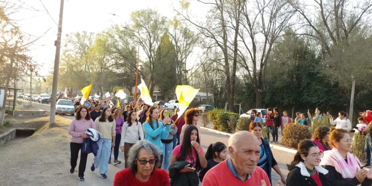 El Volcán: celebraron el día de la Virgen de la Guardia
