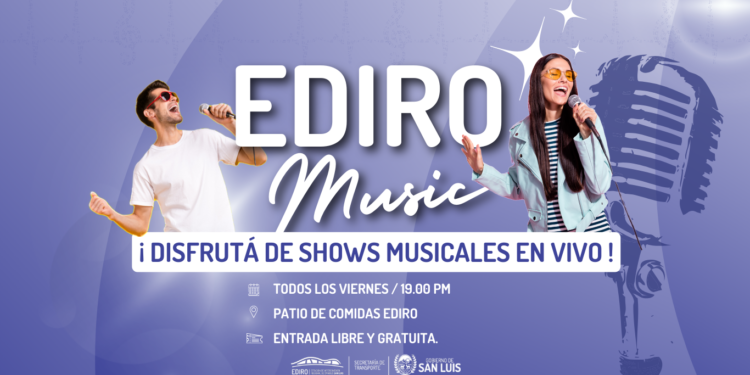 Este viernes inicia el “EDIRO Music”