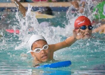 Con más de 100 estudiantes, se llevó adelante el Encuentro Intercolegial de Natación
