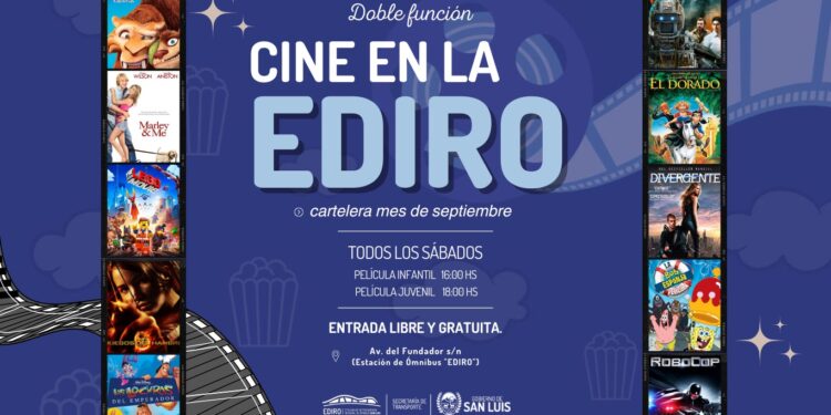 Septiembre llega con una nueva grilla confirmada del microcine de la EDIRO