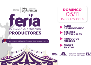 Las Chacras volverá a ser sede de la Feria de Pequeños y Medianos Productores