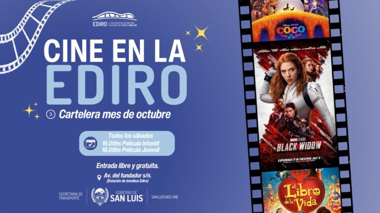Octubre en EDIRO: Un mes de cine, música y diversión