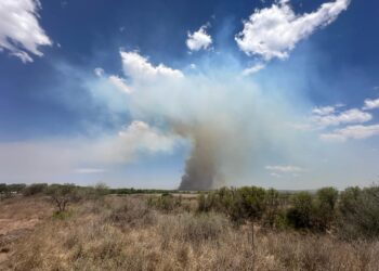 Contuvieron los dos focos de incendio en las cercanías de Donovan