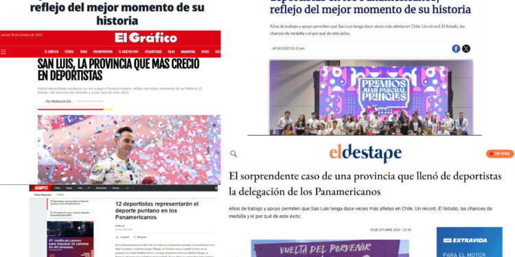 Medios nacionales reflejan el momento histórico que vive el deporte de San Luis rumbo a los Juegos Panamericanos 2023