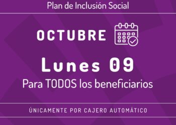 Este lunes cobrarán los beneficiarios de Inclusión con la nueva escala salarial